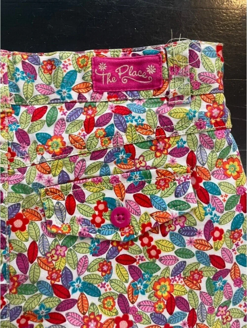The Children's Place Girls' Floral Stretch Skirt Size 12 (XS)